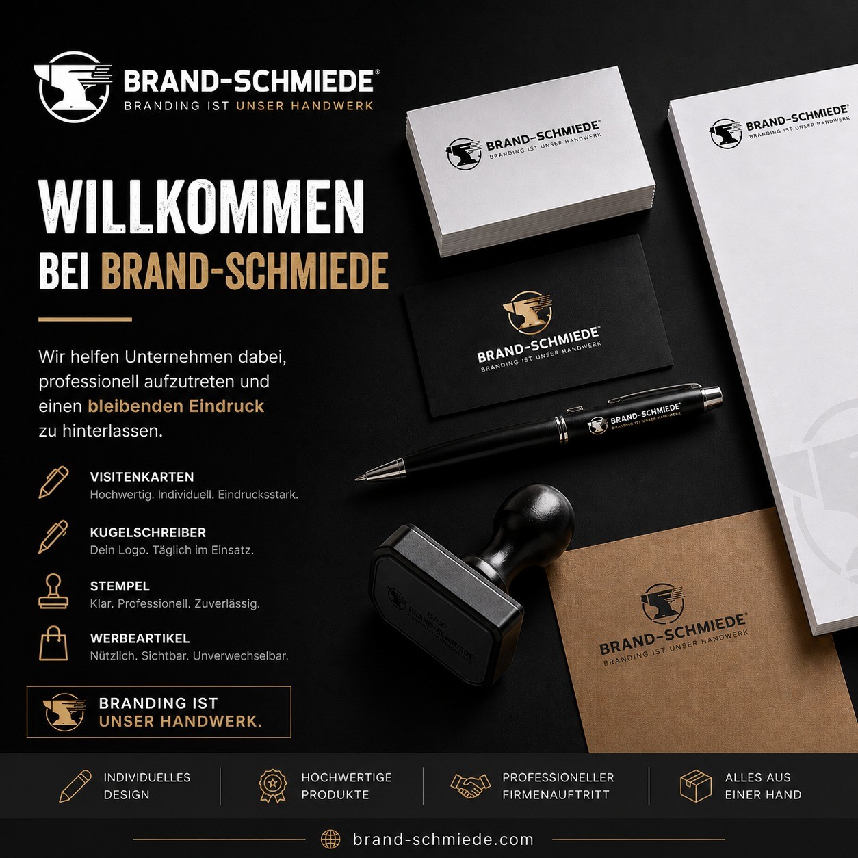 Brand-Schmiede Markenauftritt Mockup